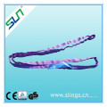 Facteur de sécurité 1tx1m 5: 1 100% Polyester Sling Round Sling